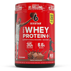 Six Star Pro Nutrition 100% Whey Protein Powder Plus 30g Protein 1.81 lbs