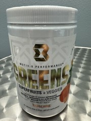 motiv8 greens 30 servings tangerine flavor super fruits and greens