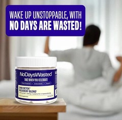No Days Wasted DHM Detox 60 Capsules 30 Servings Evening Recovery Supplement