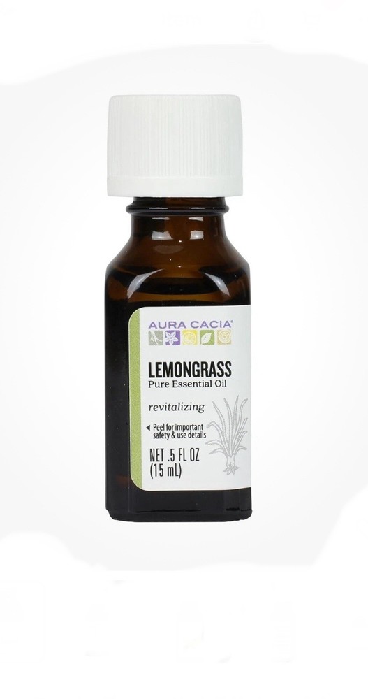 Aura Cacia – Lemongrass Pure Essential Oil Blend | 0.5 fl. oz.