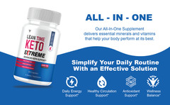 (3 Pack) Lean Time Keto Extreme Support, LeanTime Keto Advanced (180 Capsules)