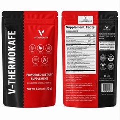 VITALHEALTH V-THERMOKAFF Coffee Powder w/ Green Tea 5.3 oz