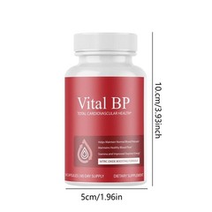 Vital BP-Total Cardiovascular Wellness,Support Blood Flow – 60/120/180 Capsules.
