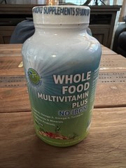 Vegan Whole Food Multivitamin – Iron-Free, Methylated B 180 Capsules 2028
