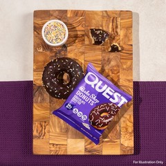 Quest Bake Shop, Chocolate Frosted Donut, Protein Snack, Low Sugar, 4 Count