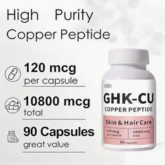 For Copper Peptide High-Purity 120Mcg Supplement, Supplement GHK-Cu Skin & Hair
