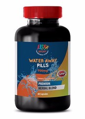 Natural Flush – WATER AWAY PILLS – Detox Cleanse 1 Bottle 60 Caps