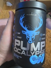 BUCKED UP PUMP-OCALYPSE BLUE RAZ 12.7 OZ 30 SERVINGS 12/2026
