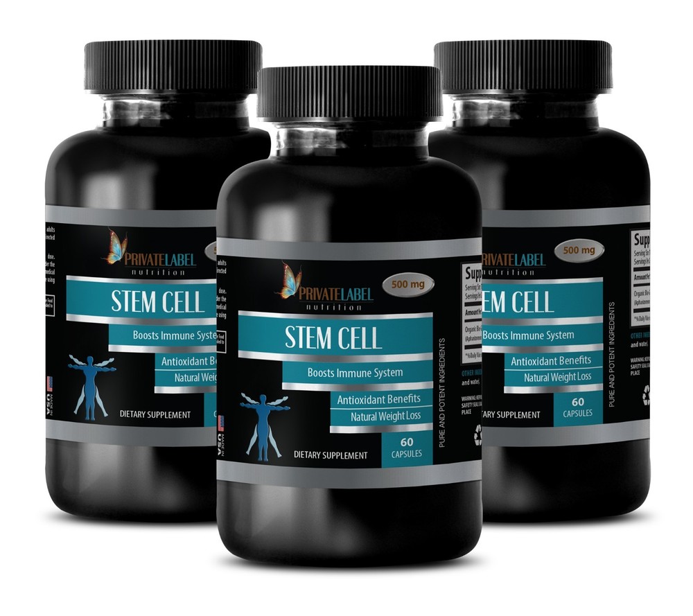 Weight loss herbs and supplements – STEM CELL ACTIVATOR 500mg 3B – spirulina