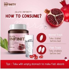 3X GLUTA INFINITY Collagen Vitamin C Berry Extract Nourish Bright Beauty Skin