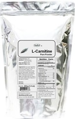 NuSci 100% Pure L-Carnitine Powder 1.0 Lb (454g,16oz) USP Weight Loss Energy