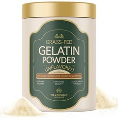 Neversink Naturals Grass Fed Gelatin Powder Unflavored 11G Protein 1 Lb