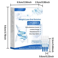 7~35PCS Weight Loss Oral Drops for Intestinal Slimming Boosting Metabolism Hot