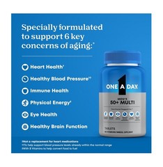 One A Day Men’s 50 Plus Healthy Advantage Multivitamin 200 Tablets