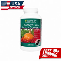 Trunature Prostate Plus Health Complex, 250 Softgels with Saw Palmetto with Zinc
