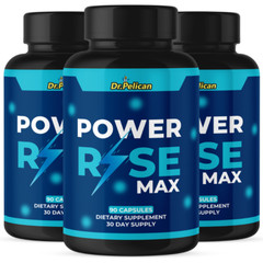 Power Rise Max- Bodybuilding & Men’s Health Support- 3 Bottles- 270 Capsules