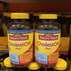 Nature Made CholestOff Plus 900 mg 210 Softgels X 2 Packs Total 420 Softgels