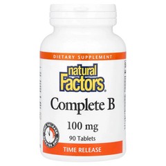 2 X Natural Factors, Complete B, 90 Tablets