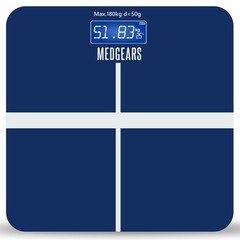 Medgears Digital Body Weight Scale Electronic Bathroom Weighing Scale 180kg LCD
