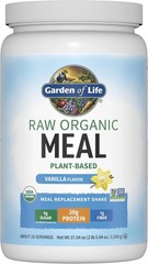Garden of Life Meal Replacement Shakes, Raw Organic, Vanilla Protein Powder with