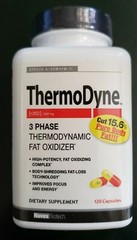 Novex Biotech – Thermodyne – 120 Capsules – 3 Phrase Fat Oxidizer – Exp 4/2025