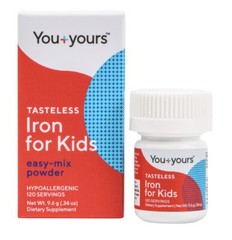 Tasteless Iron Powder for Kids & Toddlers 120 Servings Flavorless Supplement