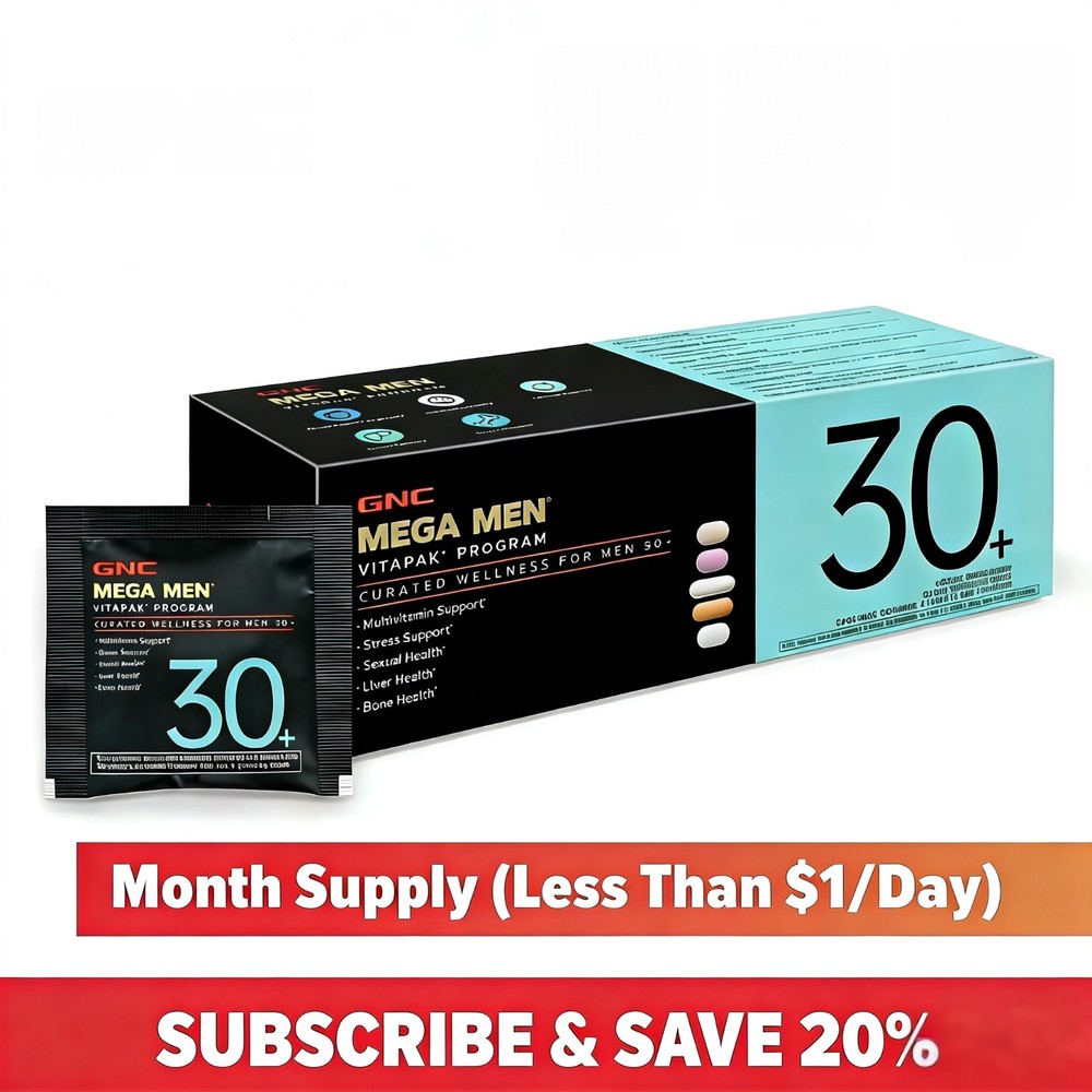 GNC MEN Performance and Vitality Vitamin Capsule – 30 Pack