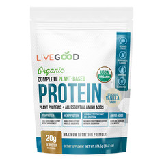 Organic Complete Plant-Based Protein, Pea Protein, Hemp Protein Amino Acids