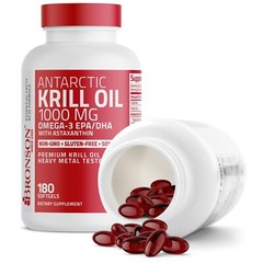 Antarctic Krill Oil Omega-3s 1000mg with EPA, DHA and Astaxanthin