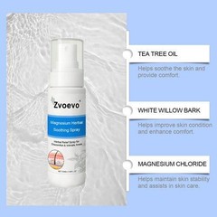 Magnesium Zvoevo Herbal Soothing Spray , Fast – Acting Relief Itching Mist 50ml