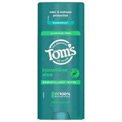 Tom’s of Maine Cucumber Aloe Aluminum Free 3.25 Ounce (Pack 1), No Color