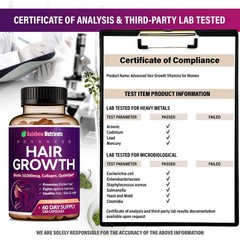 Hair Growth Vitamins Women Biotin 10000mcg