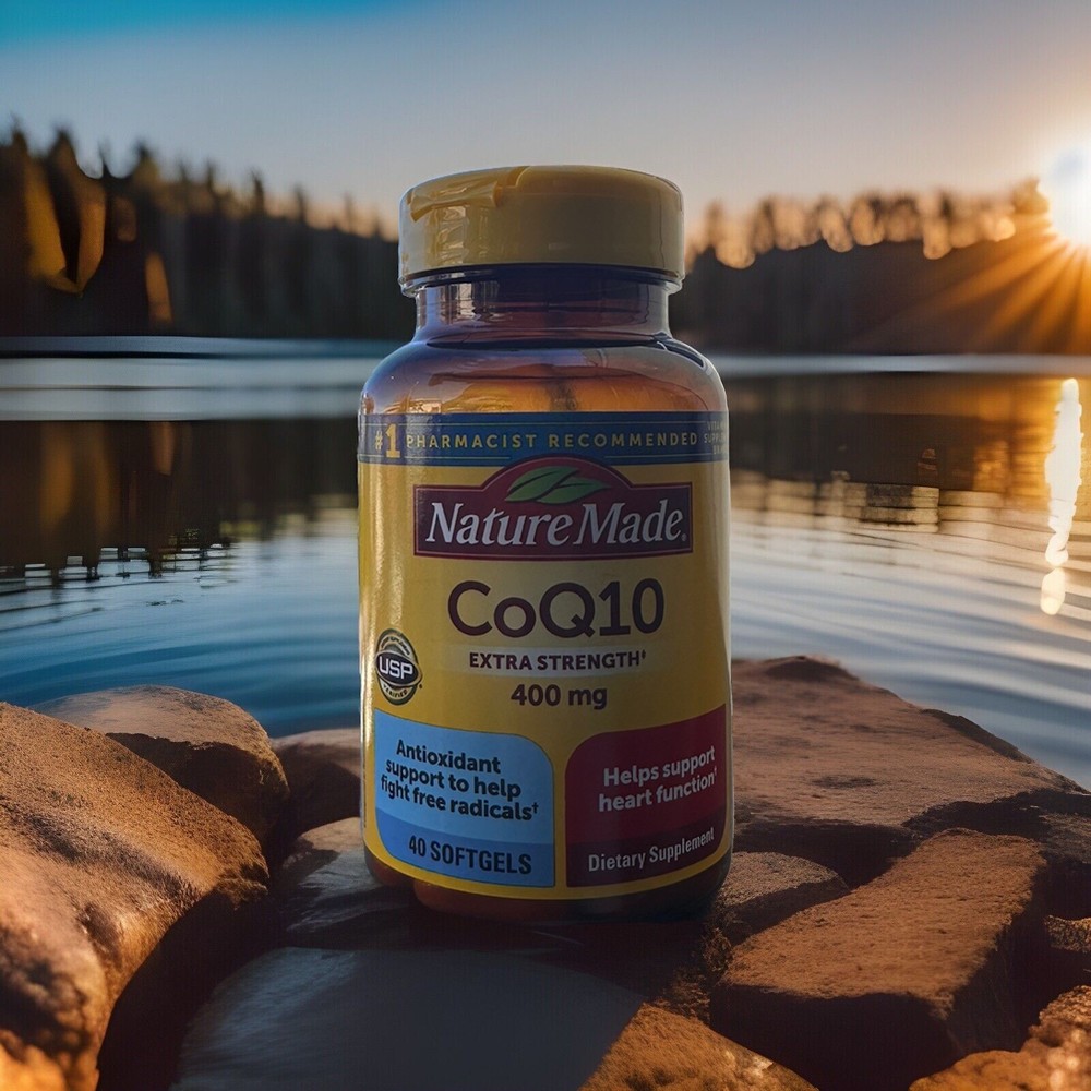 Nature Made CoQ10 400 mg Softgels – 40 Count Sealed Expires 2027 ￼