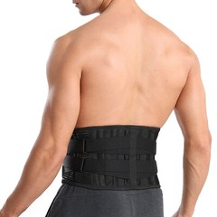 Men Waist Trainer Back Support Belt Weight Loss Body Shaper Corset Yoga Sport
