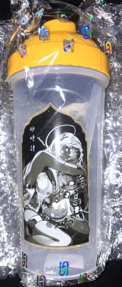GamerSupps Waifu Cup Oracle of Time Shaker Bottle Tumbler + Samples NEW IN HAND