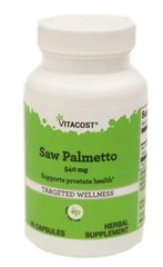 Vitacost Saw Palmetto — 540 mg – 90 Capsules EXP: 10/2026