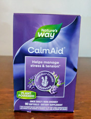 Nature’s Way CalmAid 90 SOFTGELS Silexan Lavender Manage Stress Anxiety Tension