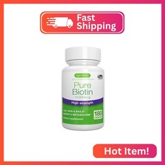 Igennus Clean Biotin 10,000mcg, High Potency Vitamin B7, Lab Verified, Vegan, 1-