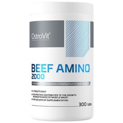 BEEF AMINO 2000MG 300 TABLETS – HYDROLYZED ANTI-CATABOLIC AMINO FOR MUSCLE GAIN