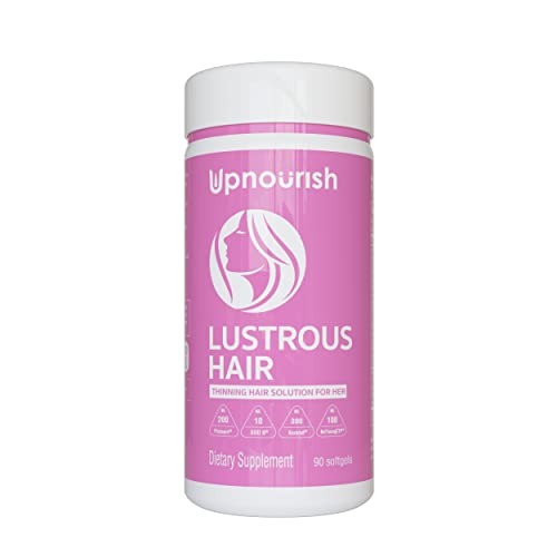 UpNourish Hair Growth Vitamins for Women – Biotin 5000mcg