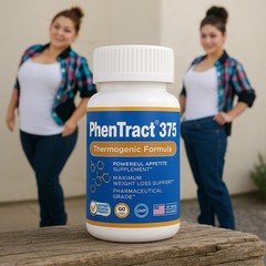 PhenTract375® PhenPhen Extreme Strong Diet Pills Fat Burn Energy Charger 2 PACK