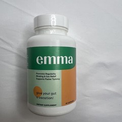 Emma Gut Health Supplement 60 Caps Digestive Support, Bloat Relief 02/2027