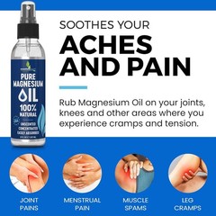 Pure Magnesium Oil Spray 8oz – Effective Natural Solution for Muscle Pain