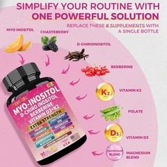 Myo Inositol Supplement – Women’s All-in-One Supplement – with Myo-Inositol