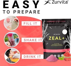 Nourishing Zeal+ Rumba Rush Drink Mix – Supports Clarity & Productivity – 10ct
