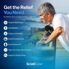 Sciatic Nerve Support Supplement – B Vitamins, Turmeric Herbs for Sciatica Relie