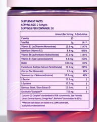 Hair & Scalp Health Supplement, Clinical Strength, Biotin, 120 Softgels
