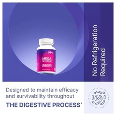 Mega Sporebiotic 180 Probiotic for Gut Health,Microbiome 1 bottles forMen &Women