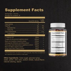 AlphaBites 7-in-1 100% Organic, Beet Root L-Arginine, Blood Flow & Energy