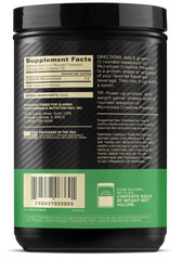 Optimum Nutrition Creatine Monohydrate Powder 120 Servings Unflavored 600g